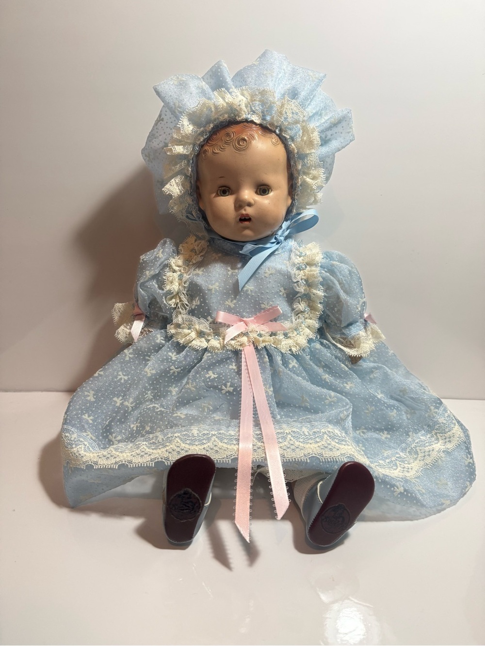 ANTIQUE DEE & CEE CANADA COMPOSITION & CLOTH LARGE 20” BABY